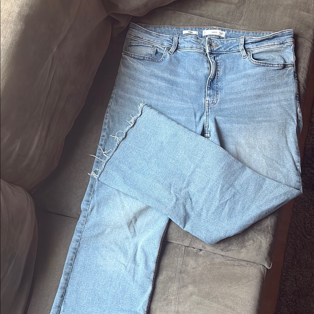 Mango Light Blue Denim Jeans